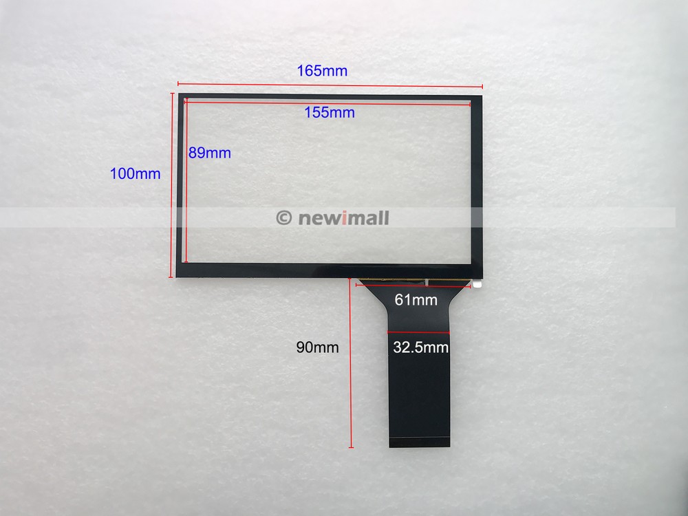 7" inch capacitive Touch Screen Digitizer Panel USB Sensor Kit + Driver Board