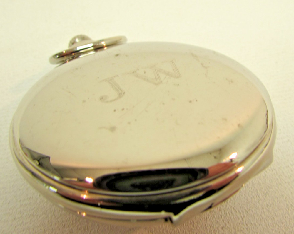 (ref288CC) AE Williams Celtic Design Quartz Pocket Watch Needs Battery