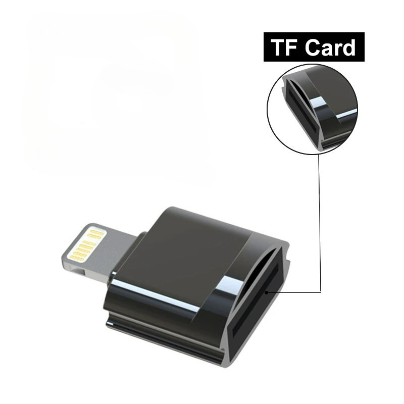 Mini Micro TF Card Reader Converter For iPhone 13 12 Lightning For iOS 13 System