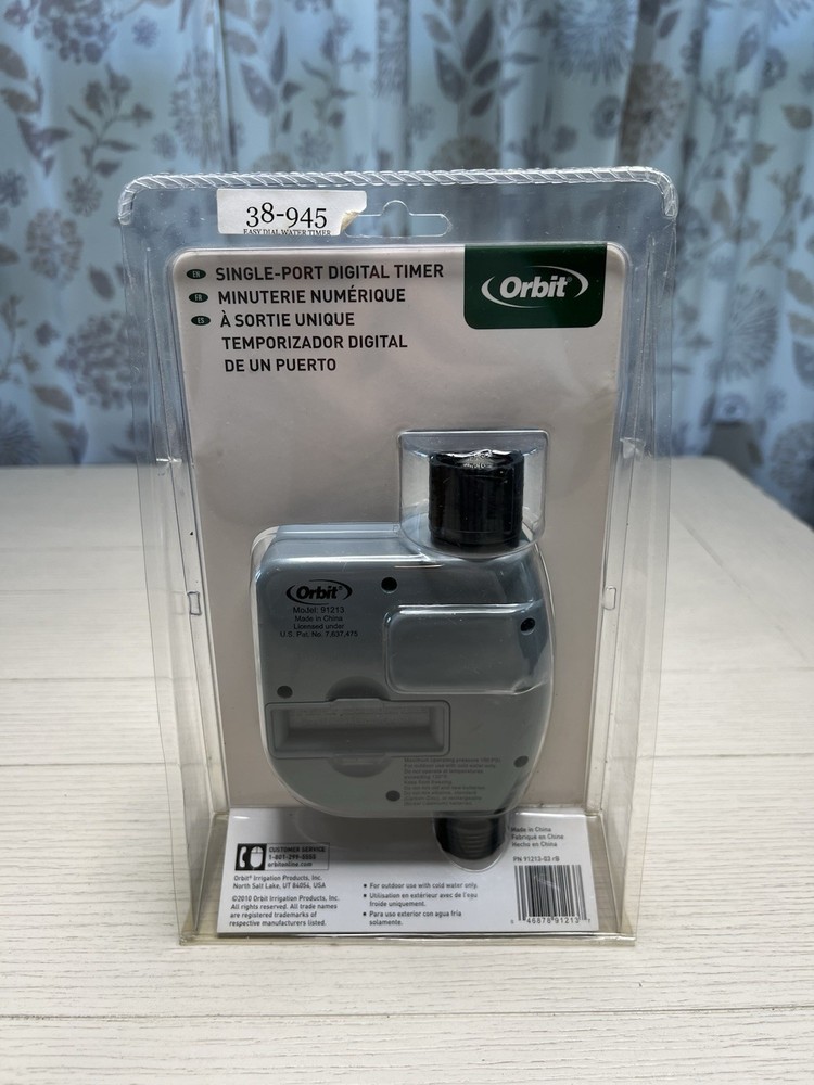 Orbit Single - Port Digital Timer Model # 91213 NOS