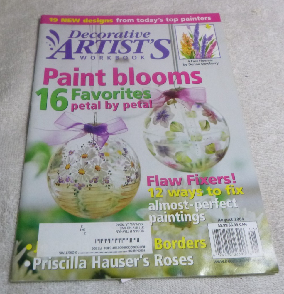 Decorative Artist's Workbook (Assorted Issues) Pick and choose your copy!!