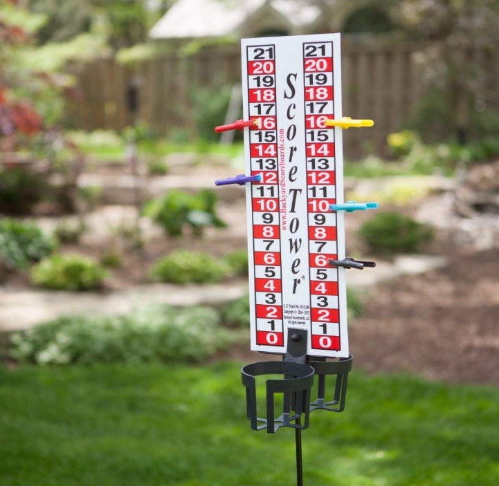 ScoreTower Combo Set - Scoreboard & Drinkholders for Horseshoes