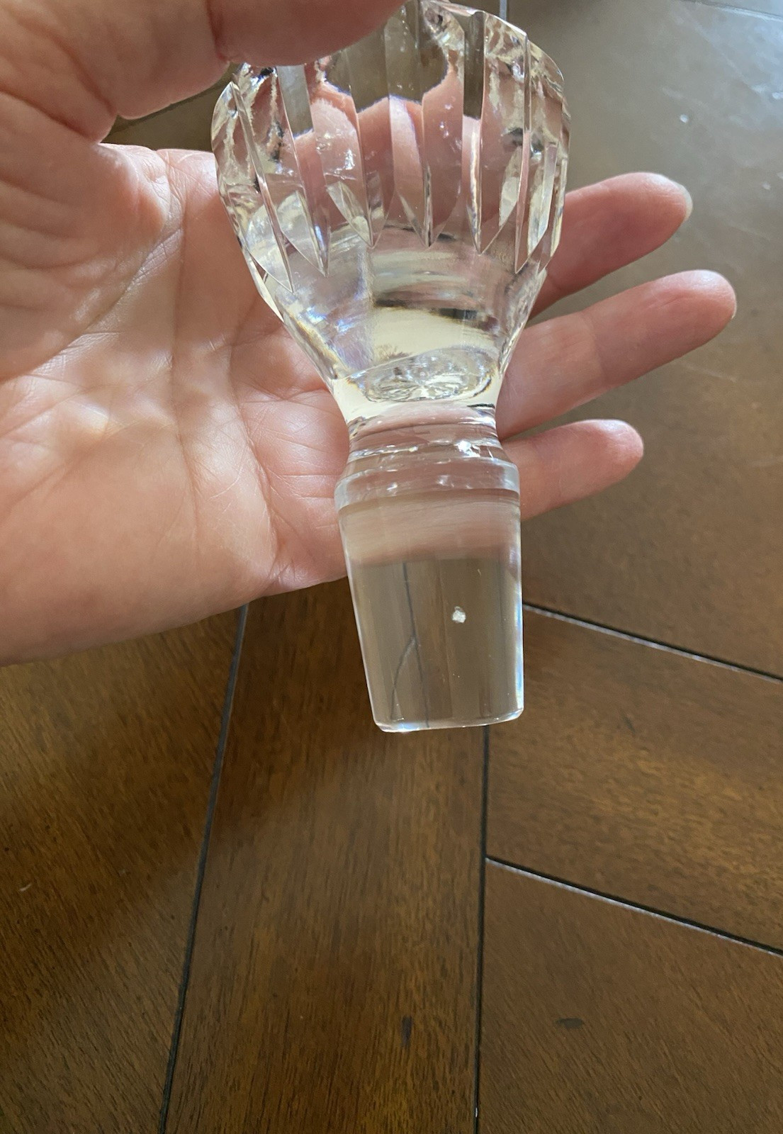 Set Of 2 Waterford Lismore 12" Crystal Liquor Brandy Decanters W/Stoppers Signed