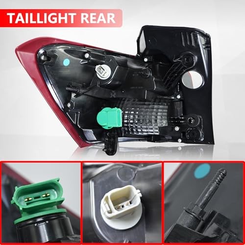 Tail Light Assembly Compatible with Chevy Equinox 2018 2019 2020 Left left side