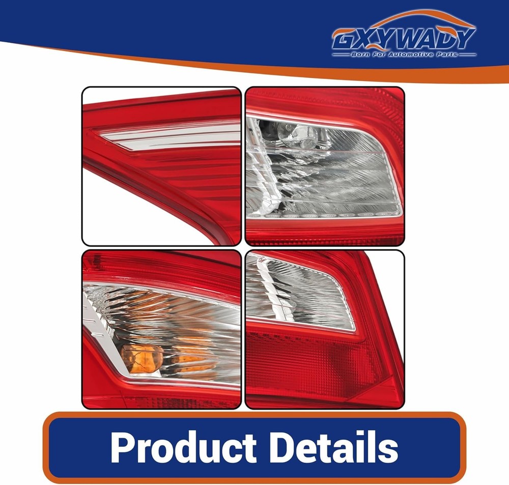 Car Rear Outer Tail Lights Assembly Replacement for Sentra 2016 Left Side