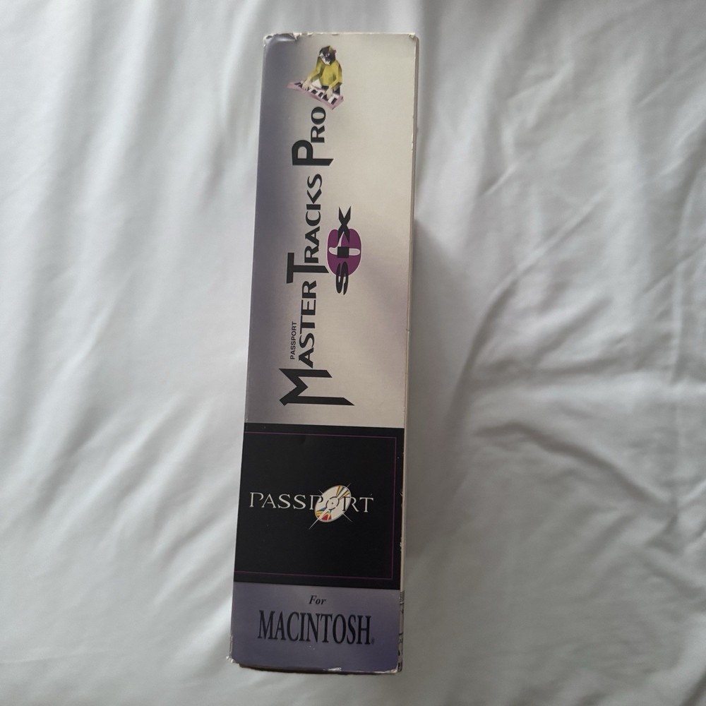 Complete MIDI Sequencing Software Passport Master Tracks Pro 6 Macintosh 1995