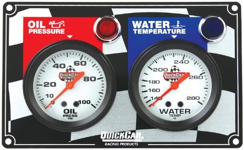 Quickcar Racing 61 6001 2 Gauge Panel Op Wt
