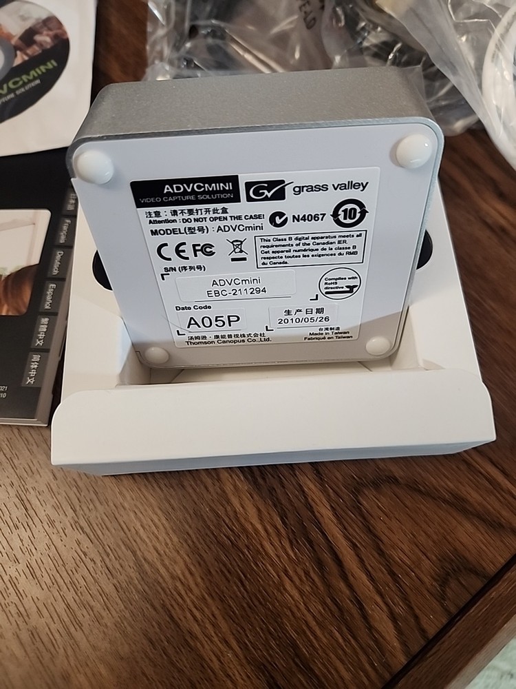 ADVCMini Analog Digital Video Converter, Video Capture Solution, Mac EBC-211294