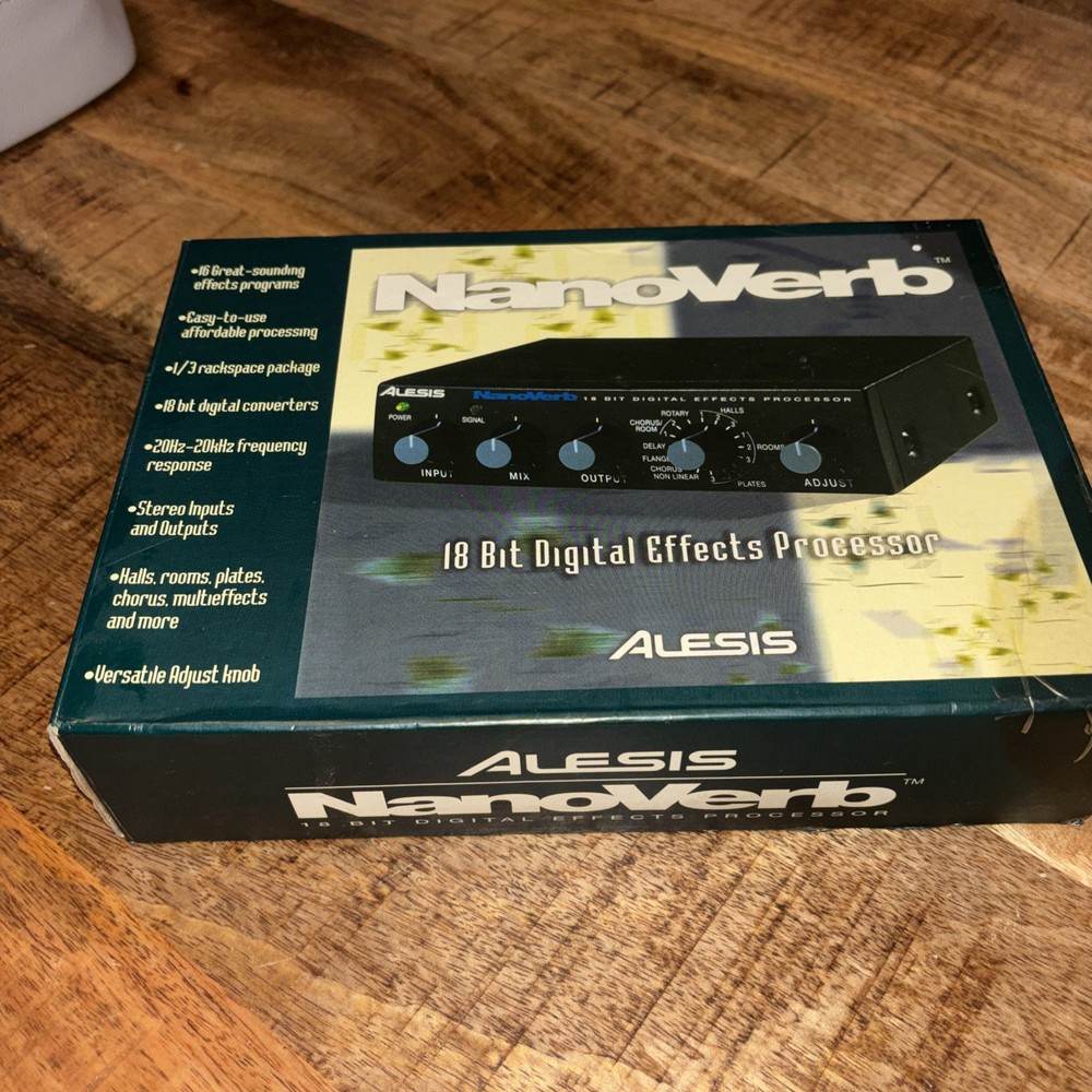 alesis nanoverb 18-bit digital effects processor