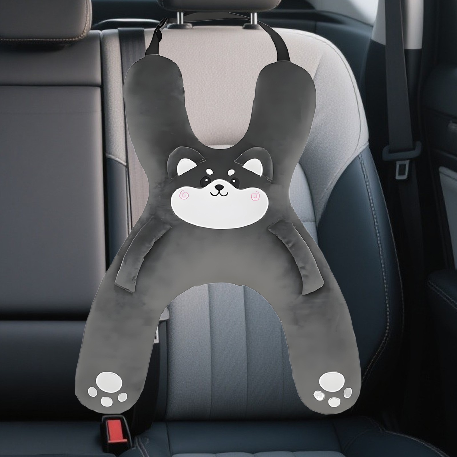 Kids Car Pillow Travel Neck Rest Car Seat Pillow Breathable H Shape