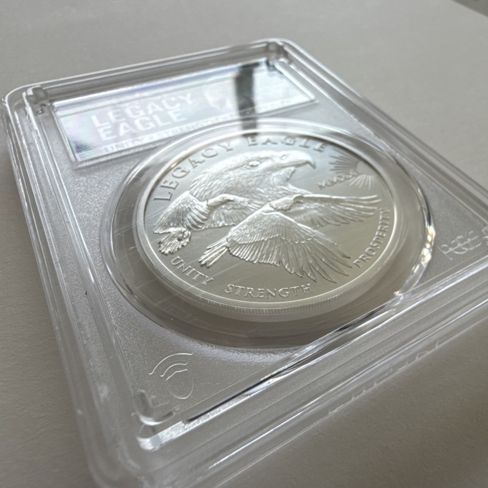 2021 Cook Islands Legacy Eagle Silver $1 PCGS MS70 First Strike