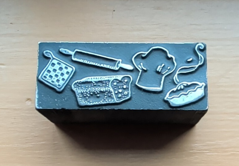 Printing Block-Letterpress Baking/Baker Items