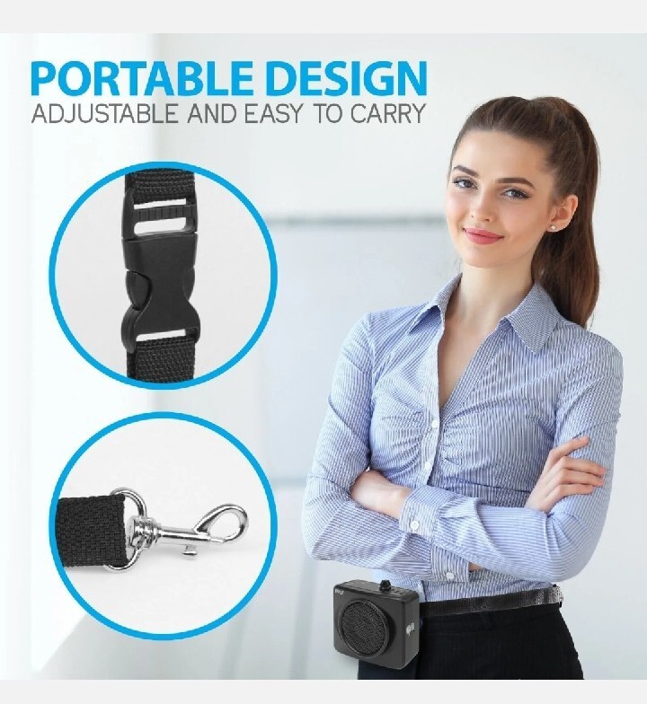 Pyle Rechargeable Portable Wireless Mobile PA System Speaker Headset Microphone