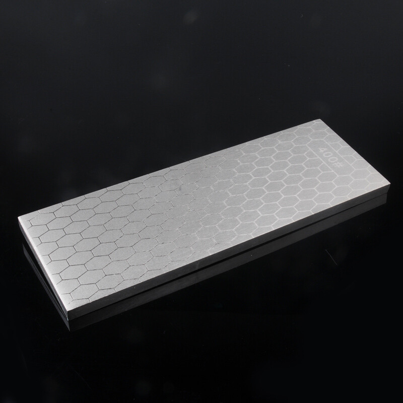 8inch Double-Sided Diamond Sharpening Stone 400/1000 Fine/Coarse