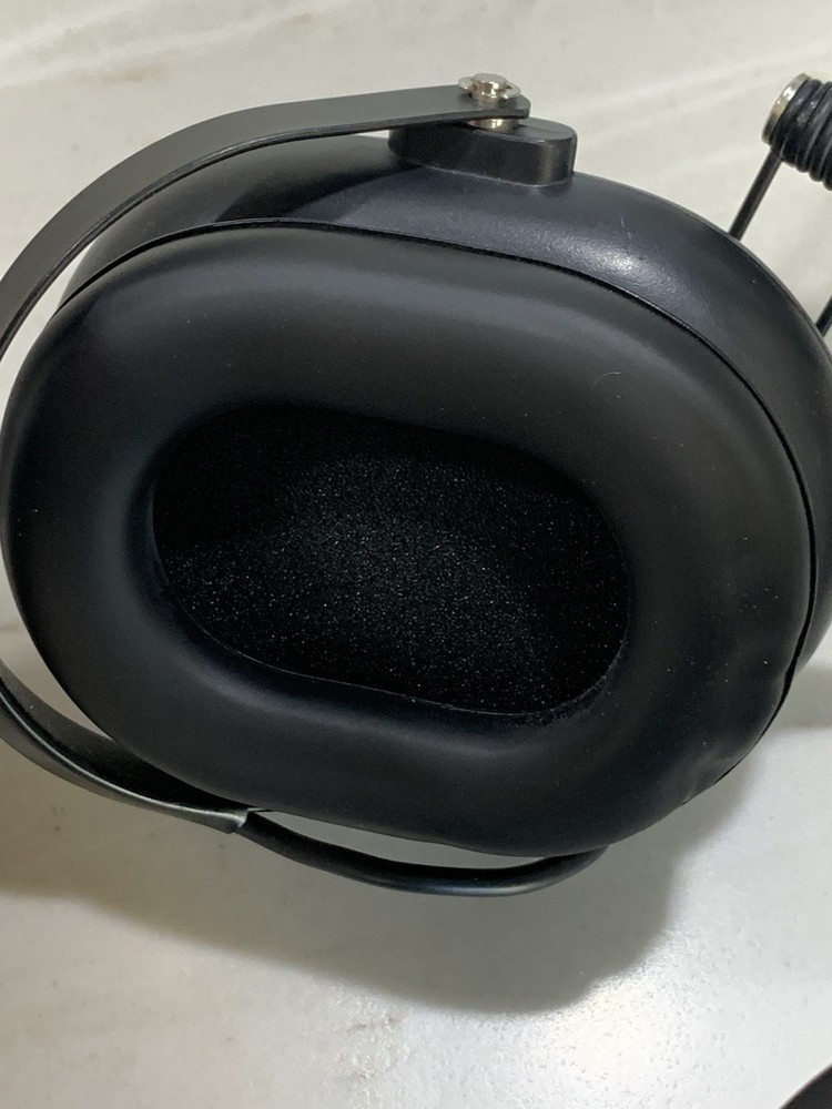 Flightcom Aviation Headset Black Model Unknown