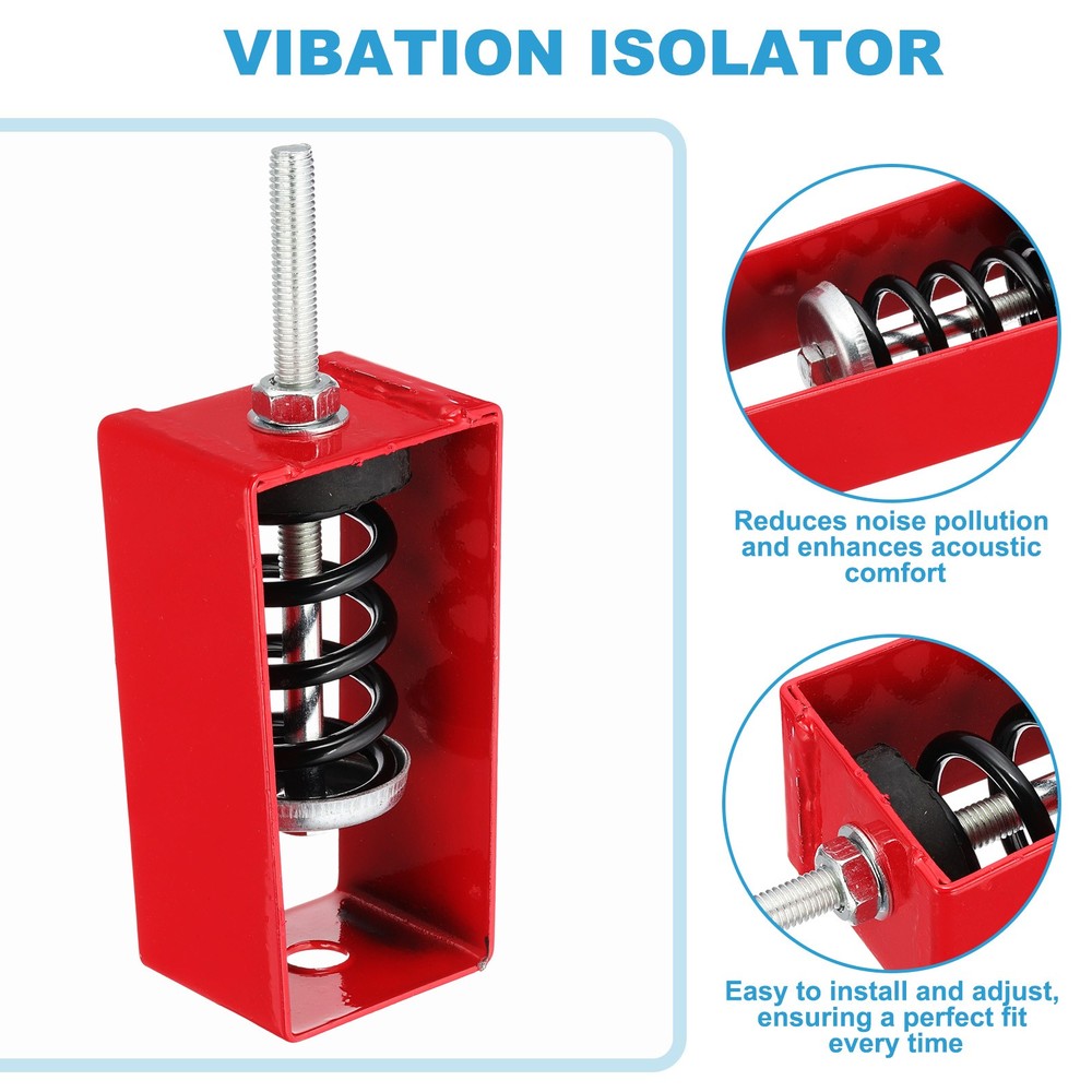 2 Pcs Ceiling Spring Vibration Isolator Hangers 176lb Red (XHS)