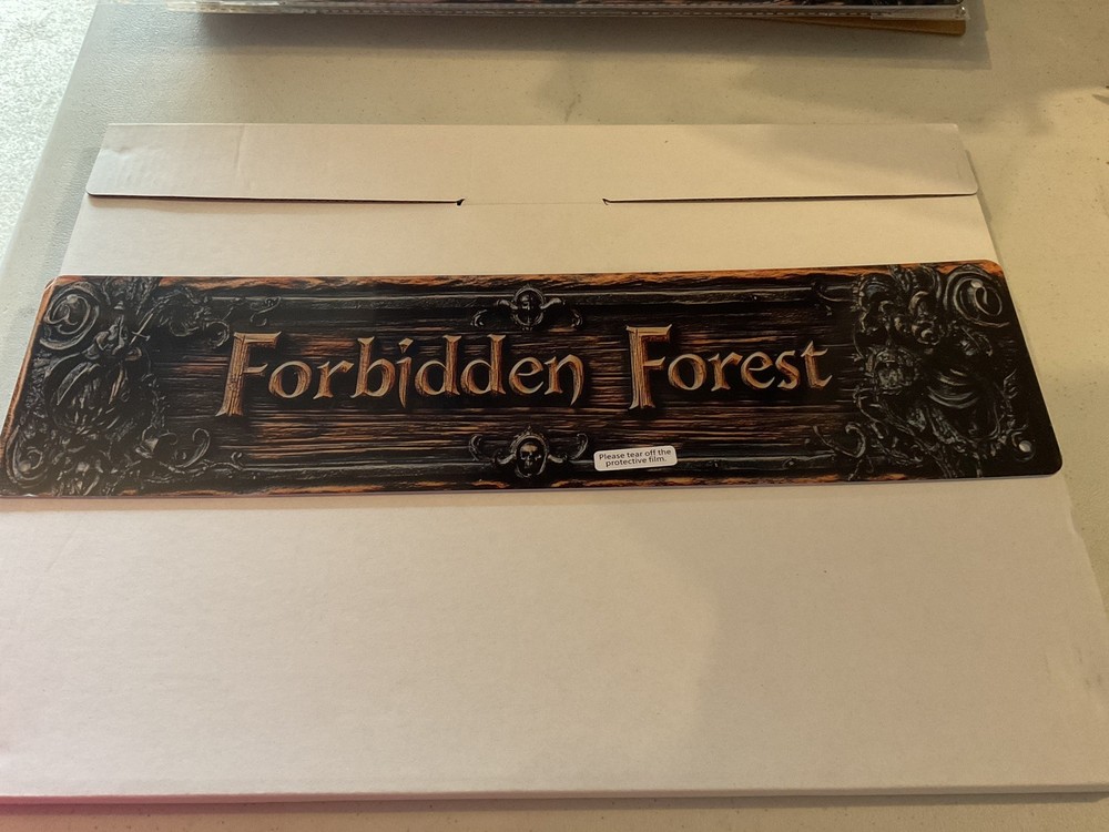 Harry Potter  tin  Sign forbidden forest