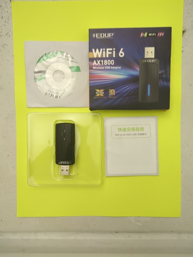 EDUP WIFI 6 Wireless USB adapter AX1800 Windows/Linux