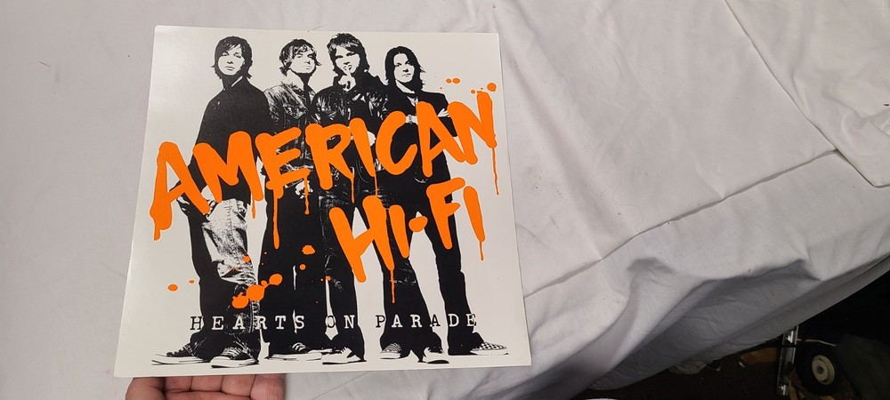 2005 American Hi-Fi Hearts on Parade 2 Sided 12" X 12" Album Flat Promo Poster