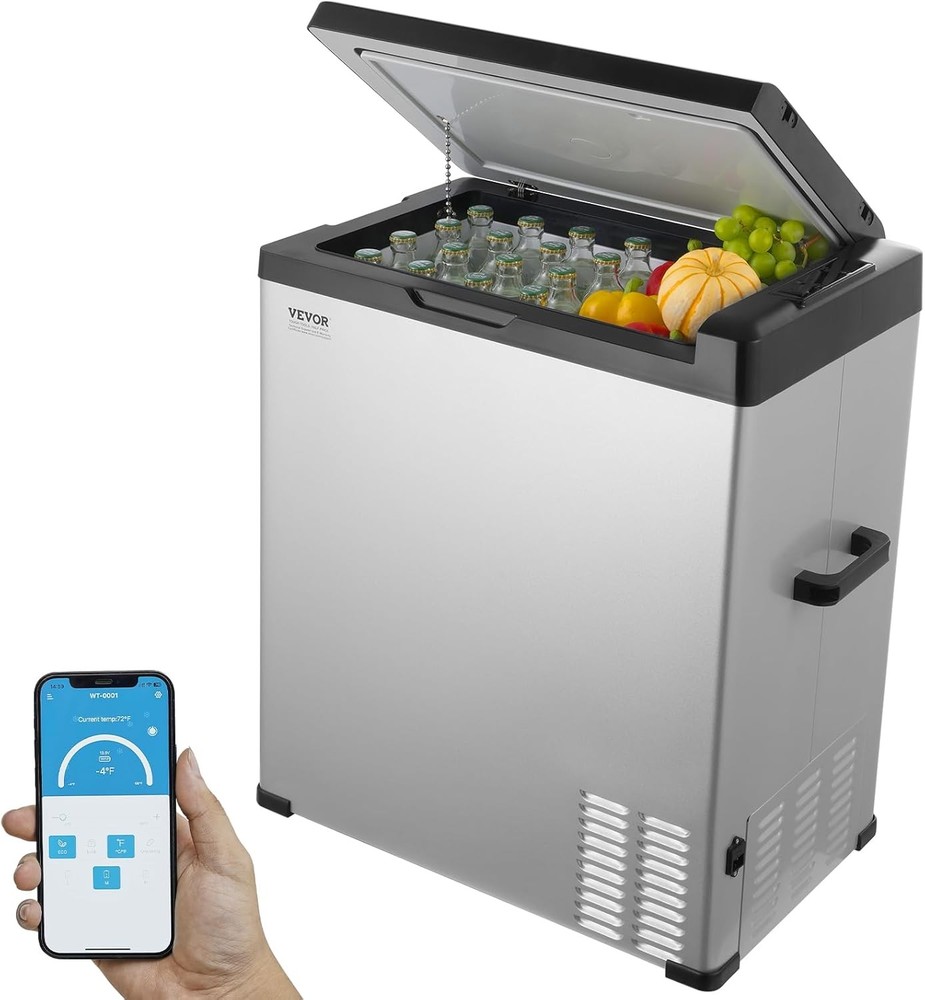 12V Compressor Freezer 70L Silver