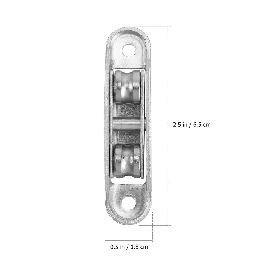 4 Pcs Door Roller Wheel Cabinet Sliding Wheels Push-pull Window Pulley