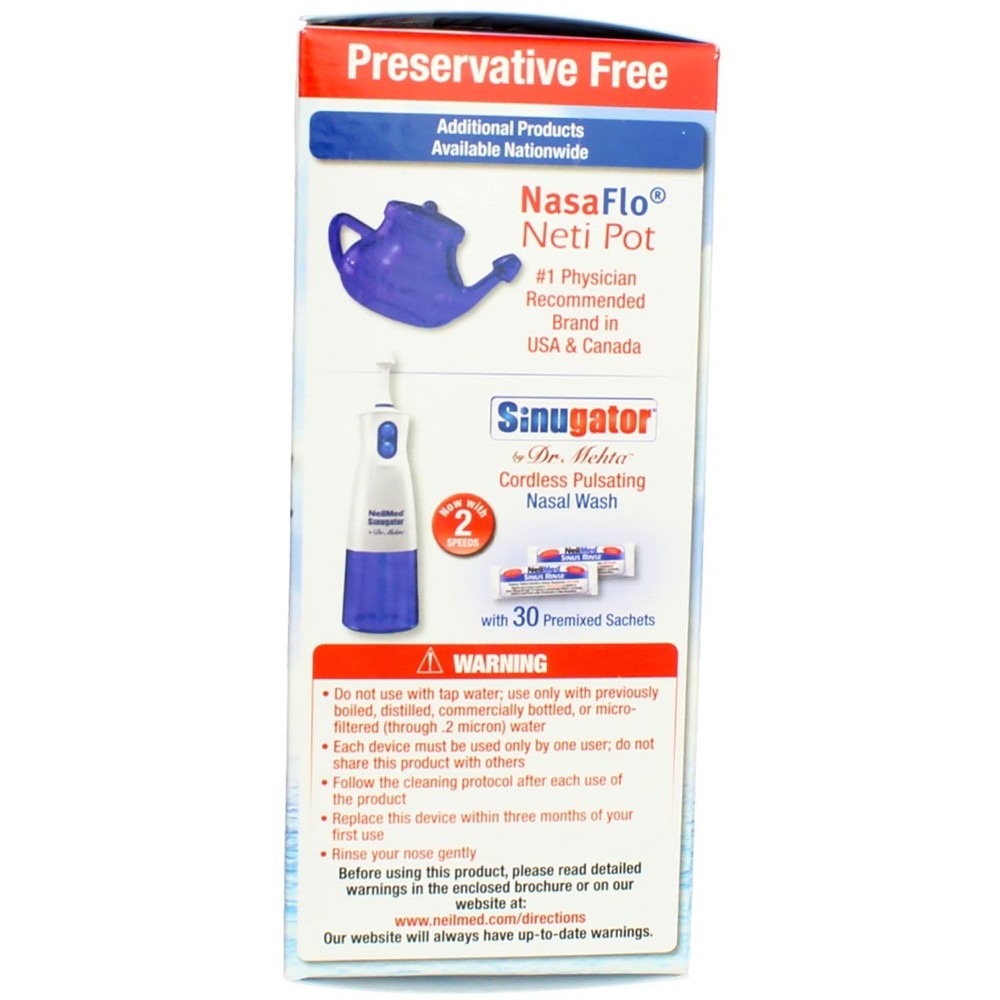NeilMed Sinus Rinse Premixed Refill Packets, 100 Ct
