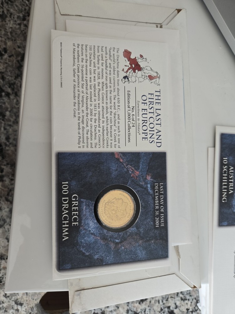 First Day Issue Greece 100 Drachma