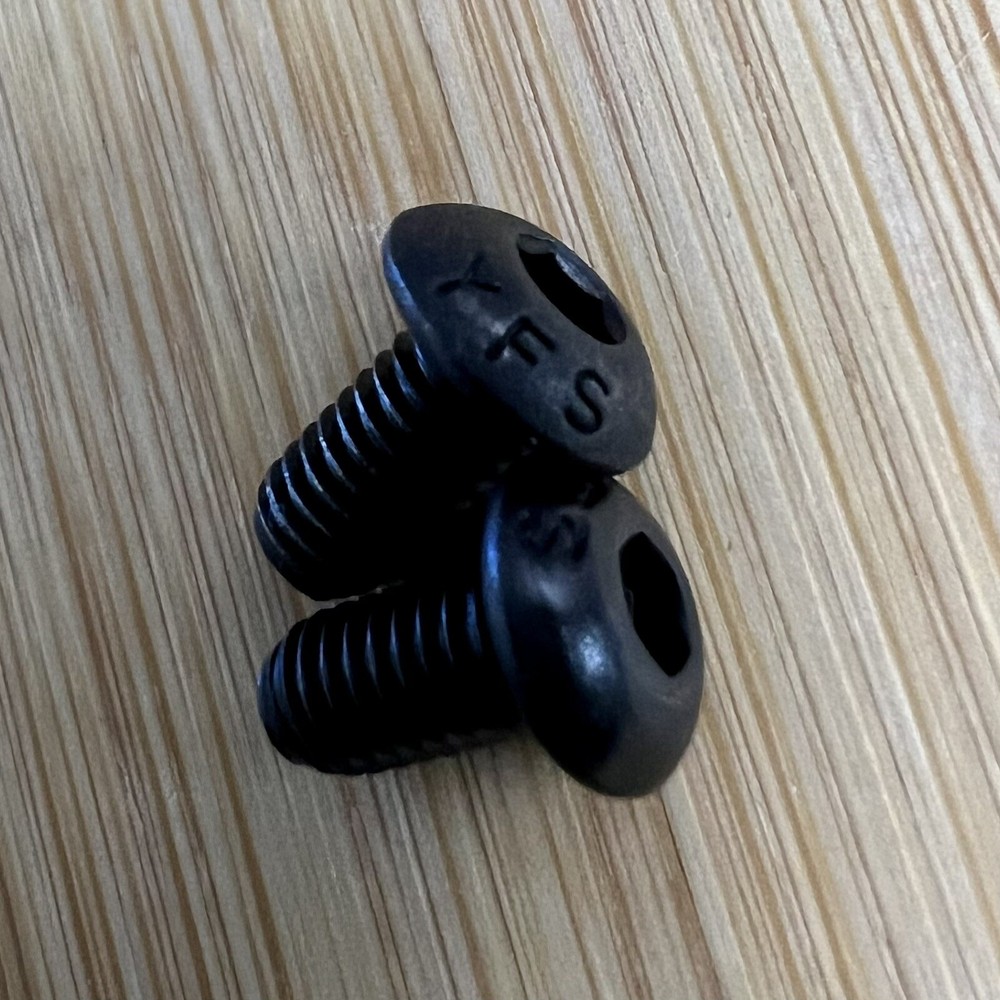 PLANET ECLIPSE EGO 07 08 PAINTBALL MARKER TRIGGER FRAME SCREWS - (2) BLACK NEW