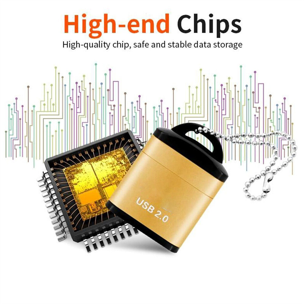Memory Card Reader To USB 2.0 Adapter for Micro SD SDXC SDHC TF Memory Card