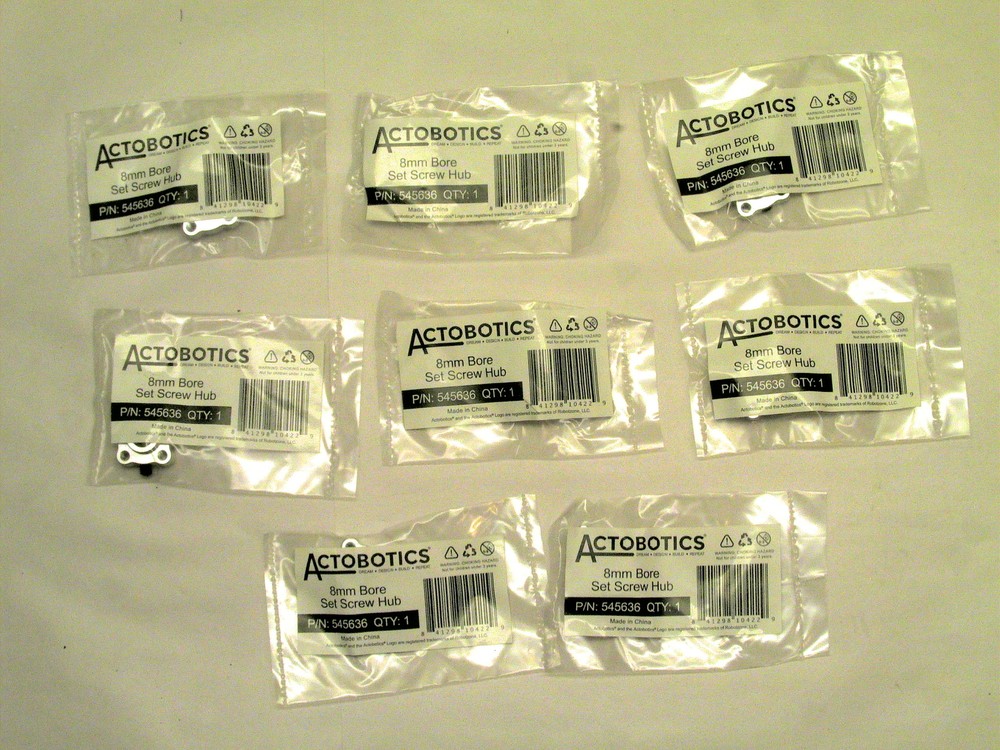 Actobotics 8mm bore set screw hub 545636