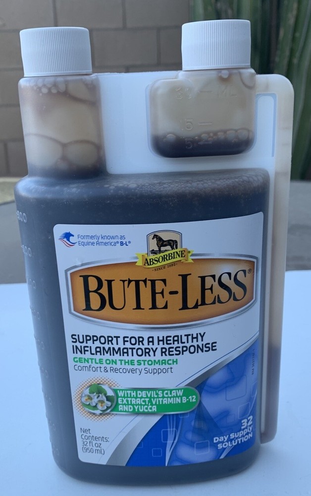 Bute-Less Horse Supplement Solution  32 Oz By Absorbine