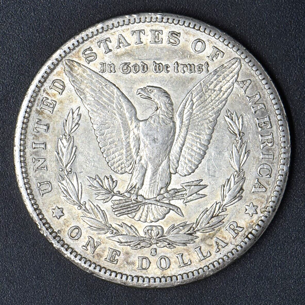1887-S Morgan Silver Dollar San Francisco $1 - COINGIANTS -