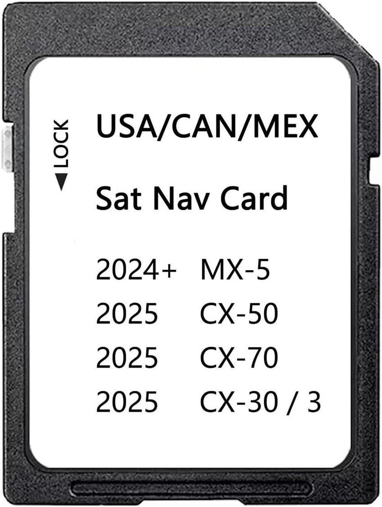 Upgraded Navigation SD Card with Latest Maps Version Compatible with 3 CX-30 CX-