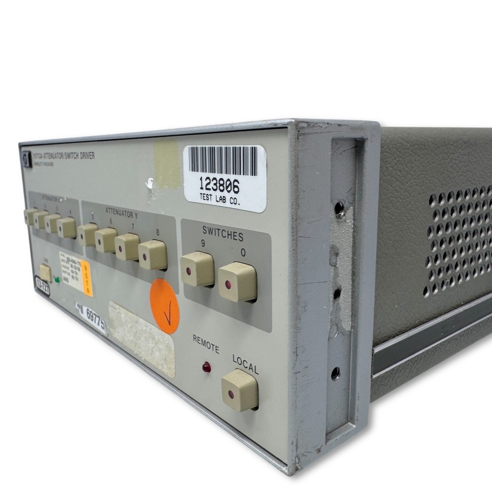 HP 11713A Attenuator Switch Driver GPIB HPIB 24V RF Test Controller Agilent Lab