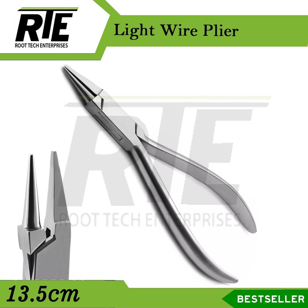 3PCS Orthodontic Bird Beak Pliers Light Wire Bending Loop Forming Tool