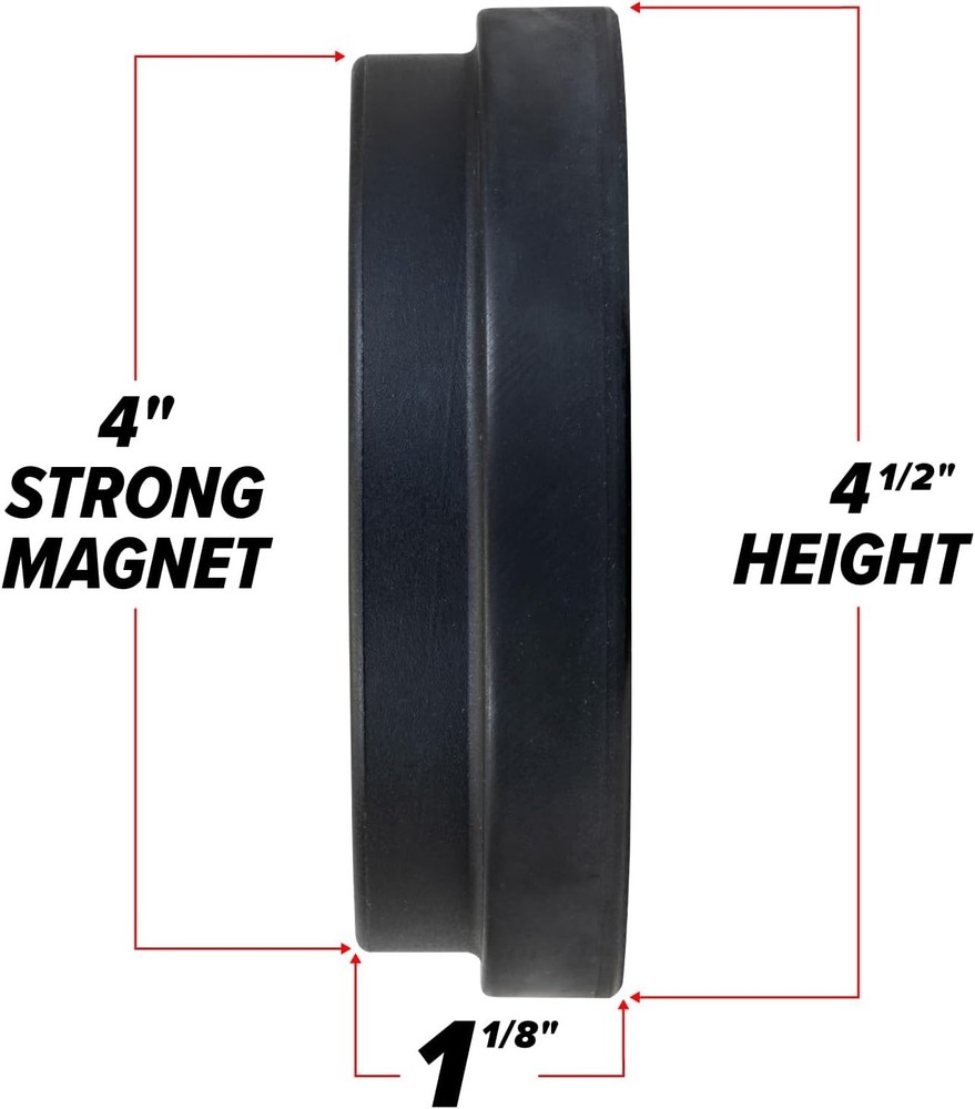 High-Quality 2.5lb Magnetic Donut Weights - 5lb Set, Smart Microloading