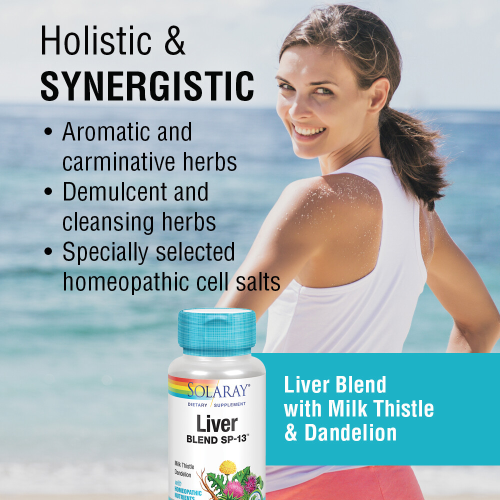 Solaray Liver Blend SP-13 | 100 VegCaps