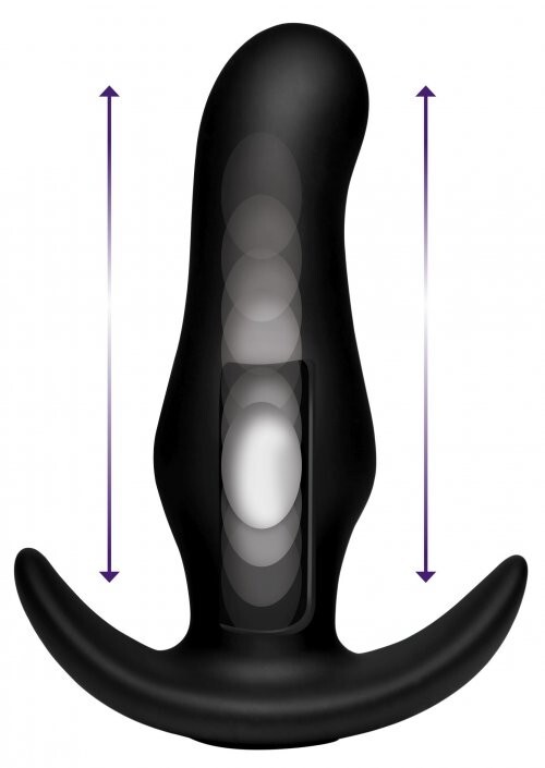 Kinetic Thumping 7X Prostate Anal Plug Butt Ass Play USB Rechargeable Remote Con