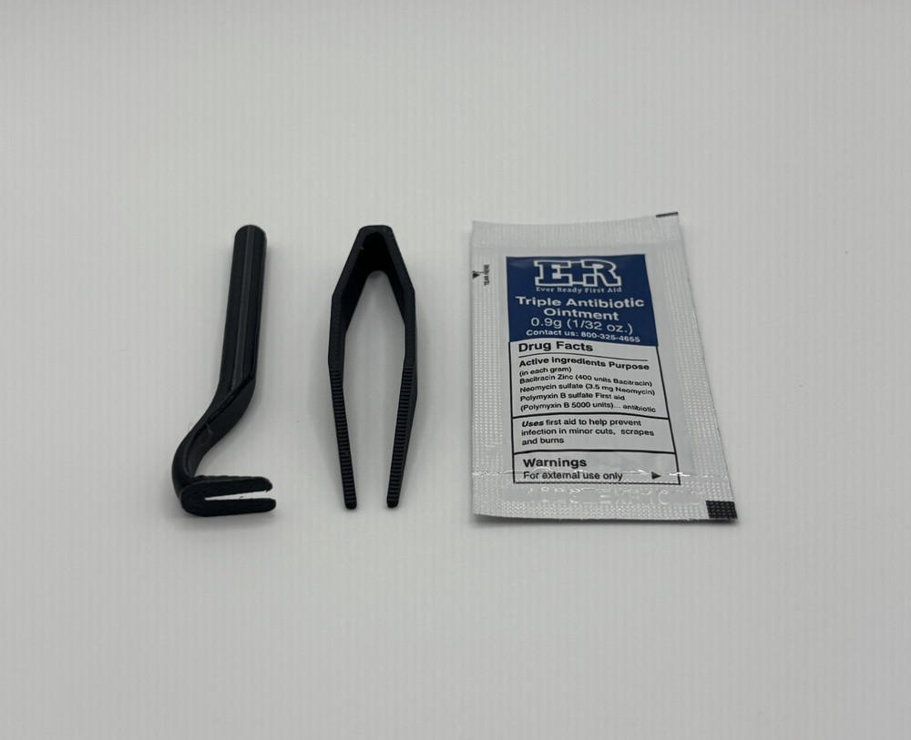 Tick Removal Kit - 4 Pack  – Includes Tick Puller Tool & Triple Antibiotic Packs
