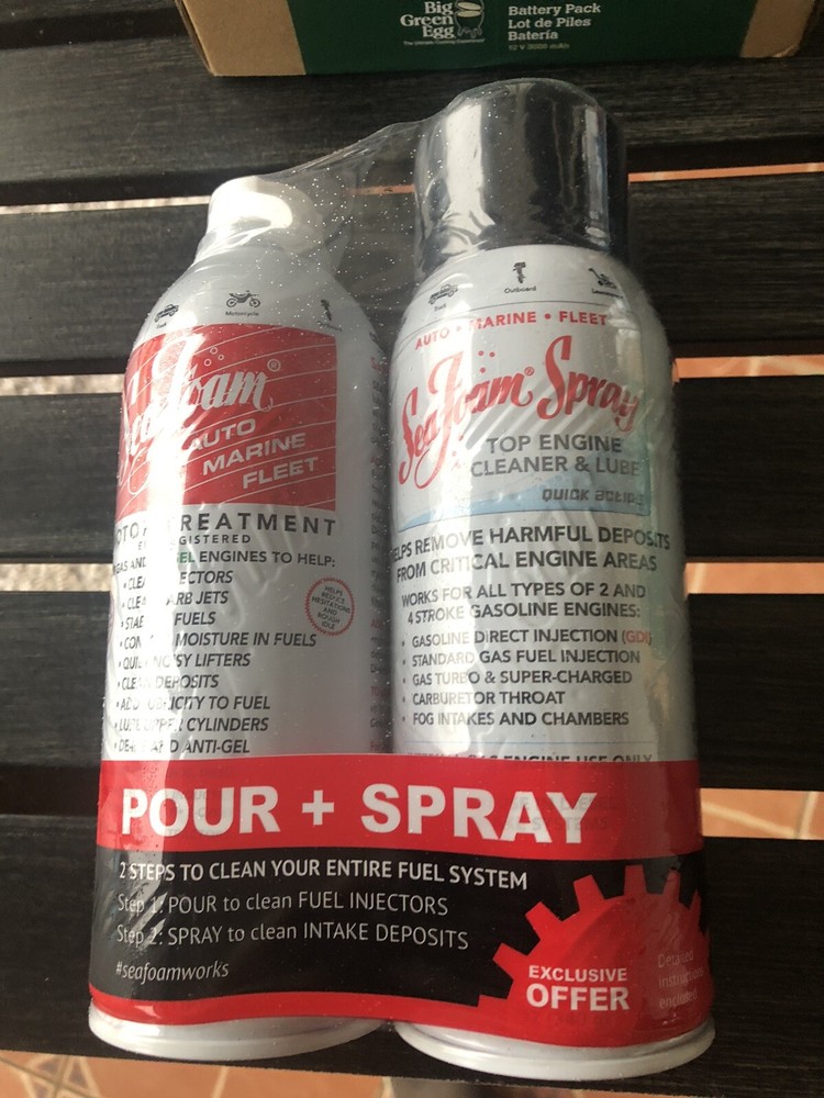 Sea Foam Pour and Spray 2 step engine cleaner