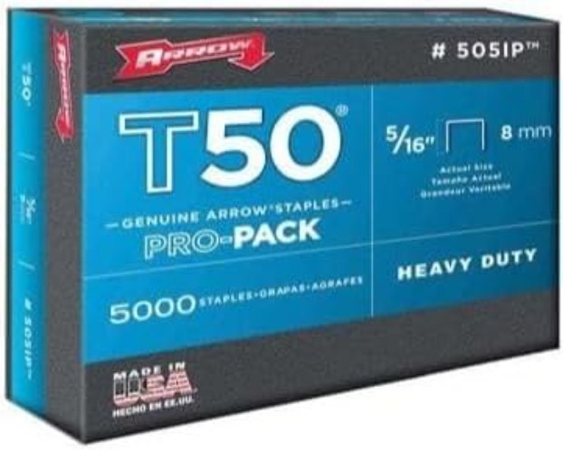 STAPLES T50 5/16"PK5000