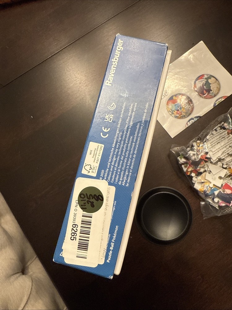Ravensburger Pokemon 3D Puzzle Open Box