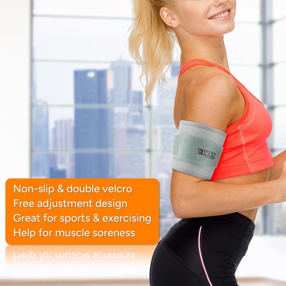 Bicep ＆ Tricep Compression Sleeve/Wrap - Tricep Tendonitis, Bicep Tendoni