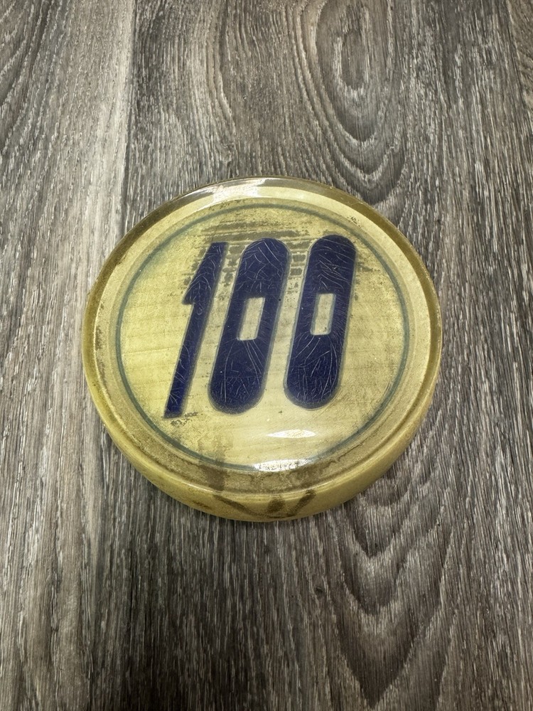 Seeburg R Jukebox Mechanism 100 Emblem Plastic Cap