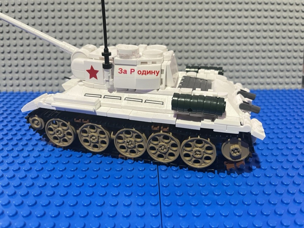 Brick built Soviet T-34