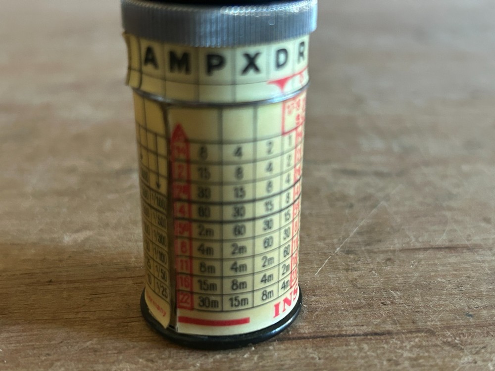 Drem Instoscope Extinction Meter Light Exposure Leather Case Germany Vtg Austria
