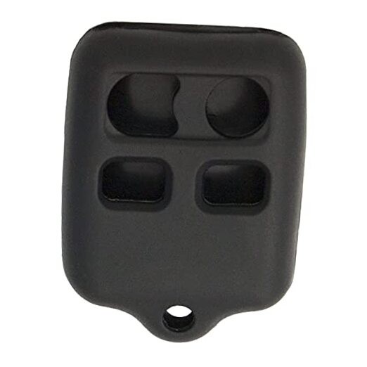 Replacement for New Silicone Cover Protective Case for 4 Button Remote Black