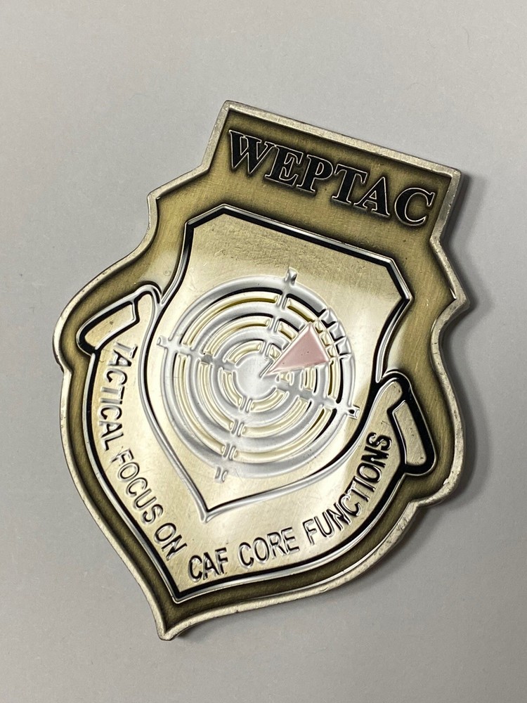 WEPTAC Tactical Focus On CAF Core Functions US Air Force Weapons Challenge Coin