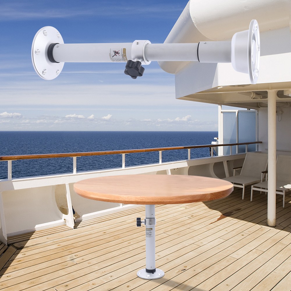RV Boat Detachable Pedestal Table Base Adjustable Table Pedestal Stand