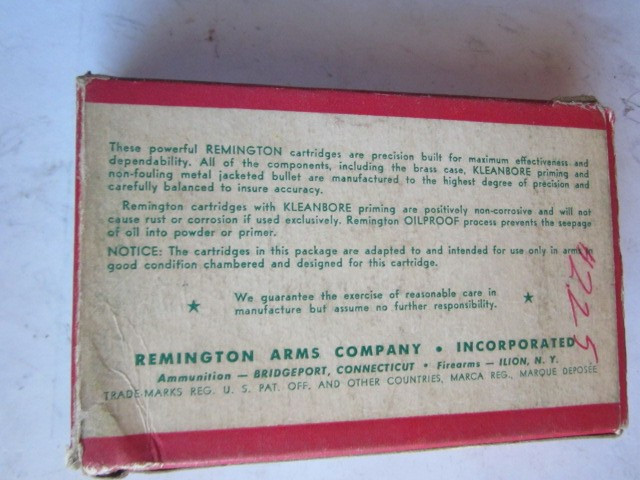 REMINGTON HI-SPEED KLEANBORE 30-06 EMPTY BOX